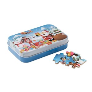 Świąteczne, drewniane puzzle PAZURU