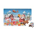 Świąteczne, drewniane puzzle PAZURU