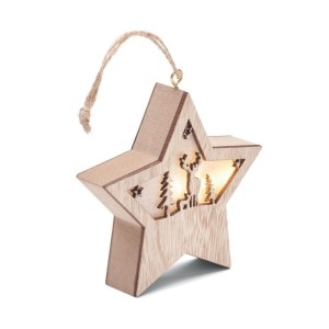 Gwiazda z MDF z lampką STARLIGHT
