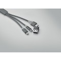 Kabel ładujący 4 w 1 typu C BLUE