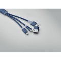 Kabel ładujący 4 w 1 typu C BLUE