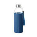 Szklana butelka w etui 500 ml UTAH DENIM