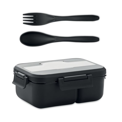 Lunch box ze sztućcami z PP MAKAN