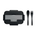 Lunch box ze sztućcami z PP MAKAN