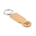 Bambusowy brelok z żetonem COMPRAS