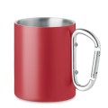 Metalowy dwuścienny kubek300ml TRUMBA
