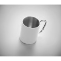 Metalowy dwuścienny kubek300ml TRUMBA
