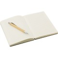 Bambusowy notatnik ok. B6 z długopisem V0217-16
