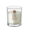 Świeca z wosku roślinnego 80gr KIVAS WOOD