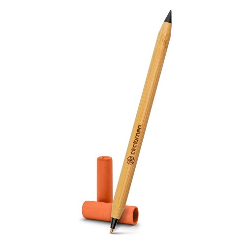 Bambusowy długopis 2 w 1, "wieczny" ołówek | Mikayla V2244-07