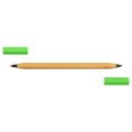 Bambusowy długopis 2 w 1, "wieczny" ołówek | Mikayla V2244-10