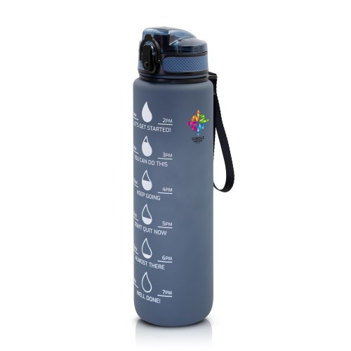 Butelka motywacyjna 1000 ml | Bennie V2245-04