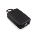 Power bank 4000 mAh, karabińczyk i lampka 1W | Dimetrice VA109-03