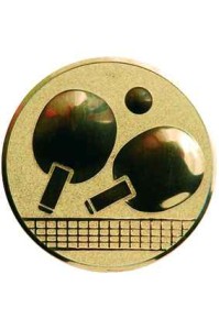 Wklejka aluminiowa R-50 mm tenis stołowy D2-A46/G