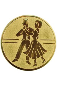 Wklejka aluminiowa R-50 mm taniec D2-A24